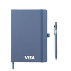 ABULA - eco-neutral® A5 Hard Cover Notebook & Pen Set -  Lavender Paper