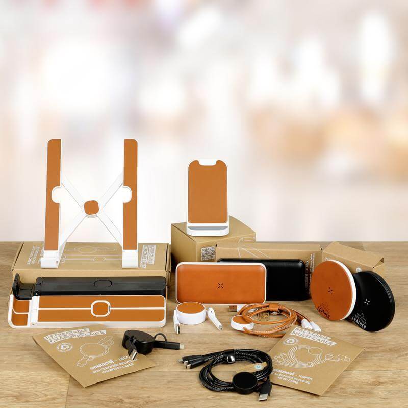 BASEL - @memorii Recycled 10W Wireless Charger Phone Stand