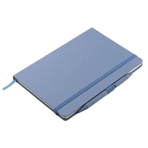 ABULA - eco-neutral® A5 Hard Cover Notebook & Pen Set -  Lavender Paper
