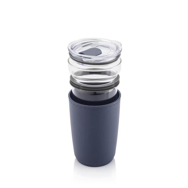 CERRA - Hans Larsen Premium Glass Tumbler with Recycled Protective Sleeve