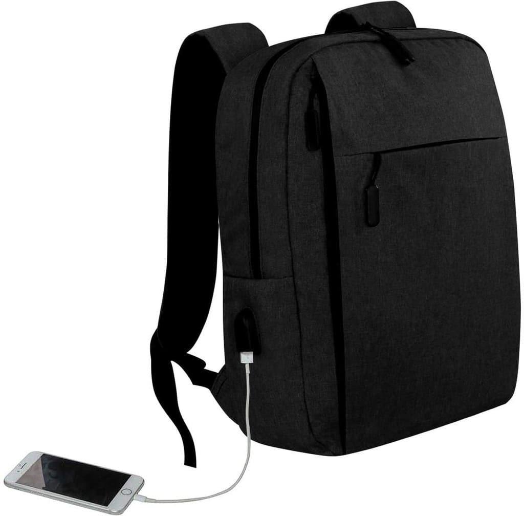 MALACCA XL - Giftology XL Laptop Backpack 21L - Black