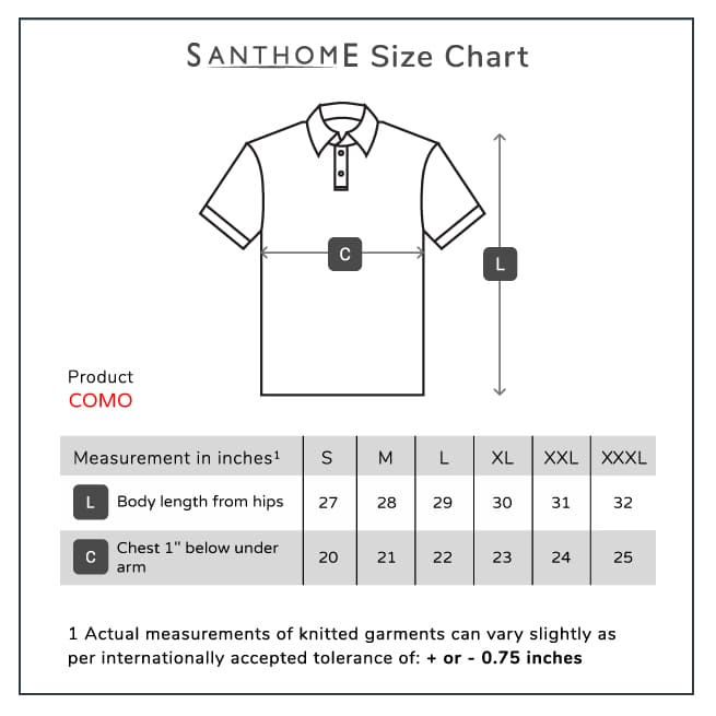 Santhome COMO - Premium Texture Knit Polo Shirt Charcoal Gray