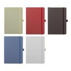 ABULA - eco-neutral® A5 Hard Cover Notebook & Pen Set - Corn Paper