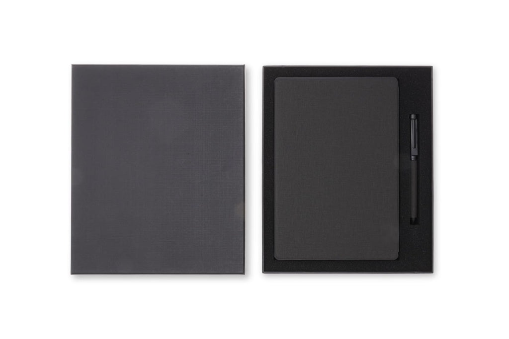 VARDIM - CHANGE ZERO Sustainable Gift Set with Refillable Notebook & Pen - Black