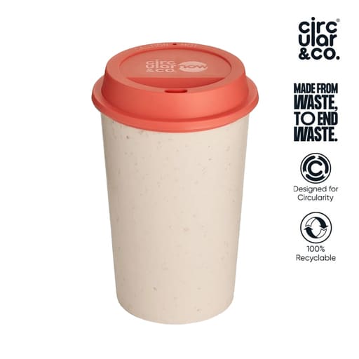 Circular NOW Cup 12oz Cream & Cosmic Black