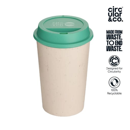 Circular NOW Cup 12oz Cream & Cosmic Black