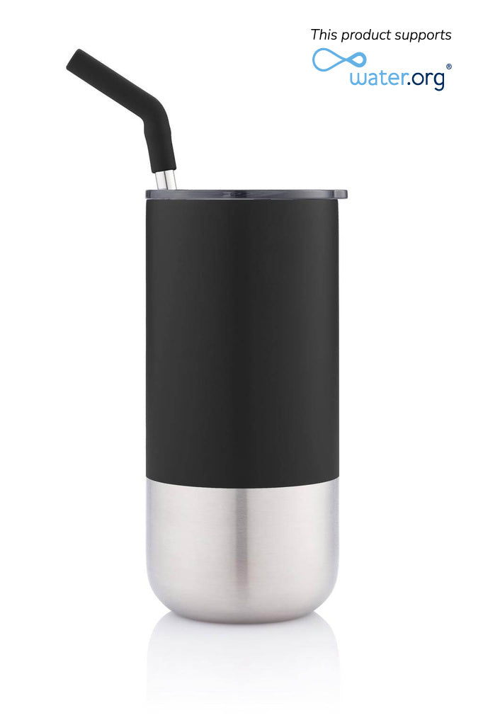 BORCULO - CHANGE Collection Insulated Tumbler with Reusable Straw