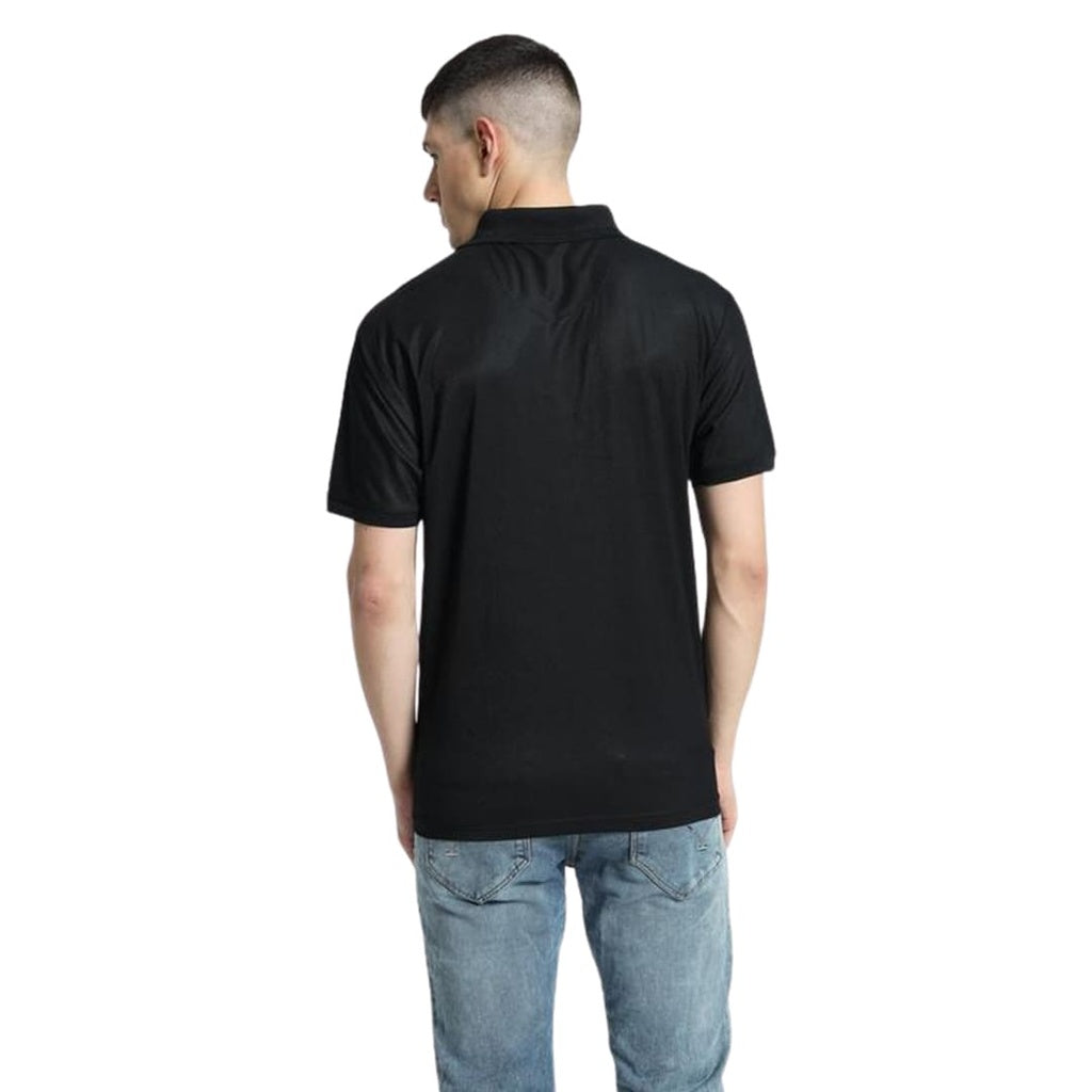 Santhome TERRA - Recycled Polo T-Shirt Black