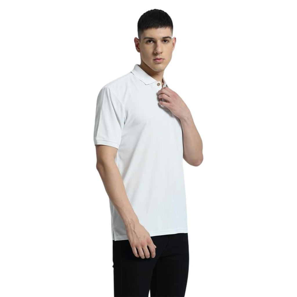 Santhome TERRA - Recycled Polo T-Shirt White