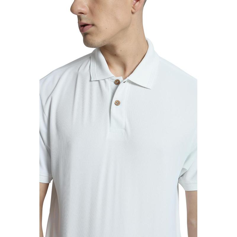 Santhome TERRA - Recycled Polo T-Shirt White
