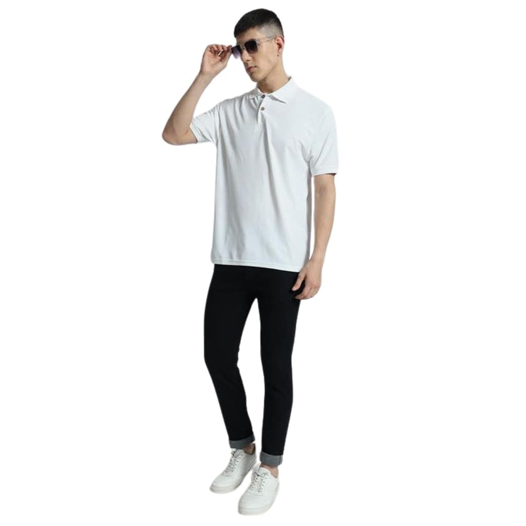 Santhome TERRA - Recycled Polo T-Shirt White