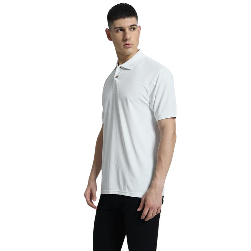 Santhome TERRA - Recycled Polo T-Shirt White