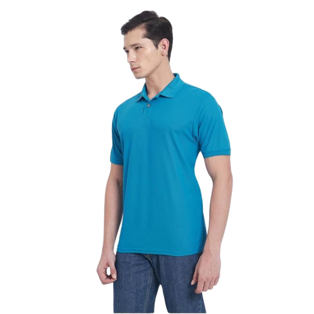 Santhome TERRA - Recycled Polo T-Shirt Cobalt Blue