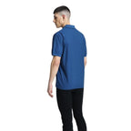 Santhome COMO - Premium Texture Knit Polo Shirt Royal Black